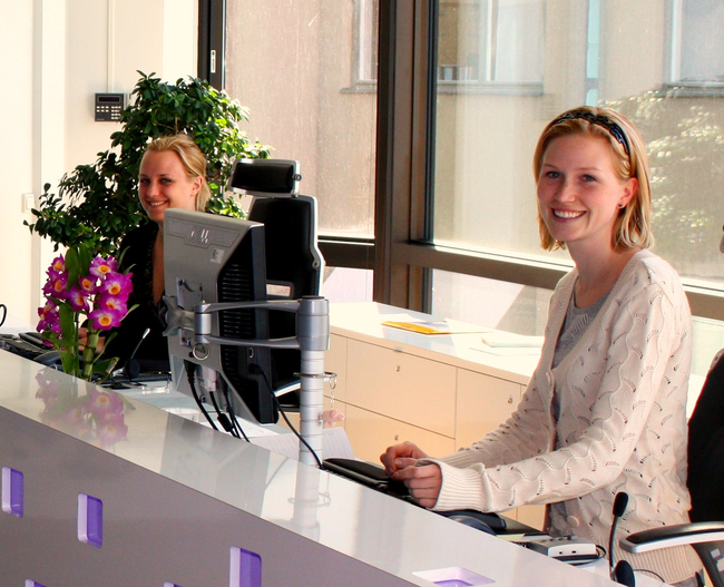 receptionists